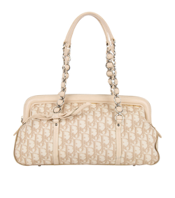 Dior Romantique Trotter, Canvas, Beige, E, 02-BO-0036, 2*